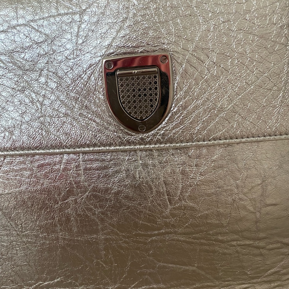 Price drop!!! Authentic Diorever metallic silver bag Large- STEAL!!! - Picture 2 of 7